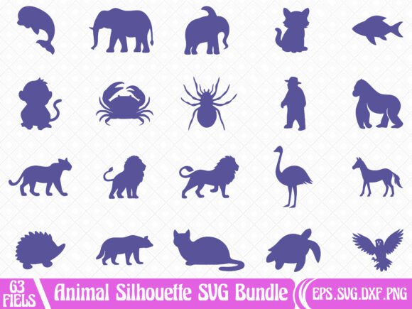 Download Animal Silhouette SVG Bundle - Silhouette Collection