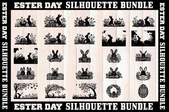 Download Easter Day Silhouette Bundle - Silhouette Collection