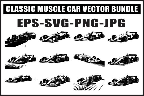 Download Speed Car Silhouette SVG Pack - Silhouette Collection