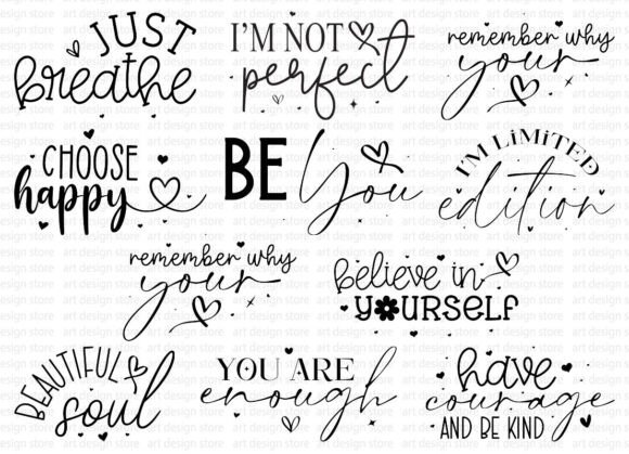 Download Boho Inspirational Quotes SVG PNG Bundle - Premium Bundle