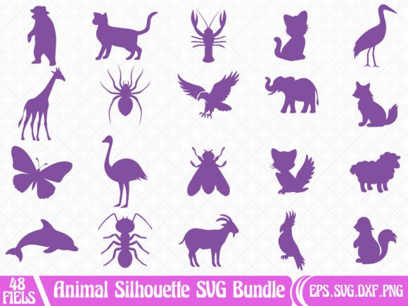 Download Animal Silhouette SVG Bundle - Silhouette Collection