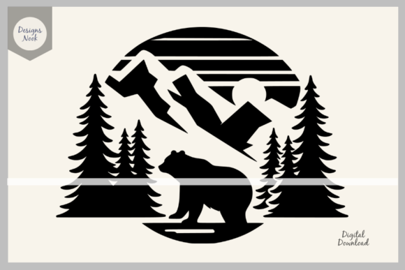 Download Bear Wildlife SVG Clipart Silhouette PNG - Silhouette Collection
