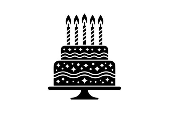 Download **Birthday Cake Silhouette Svg Bundle** - Silhouette Collection