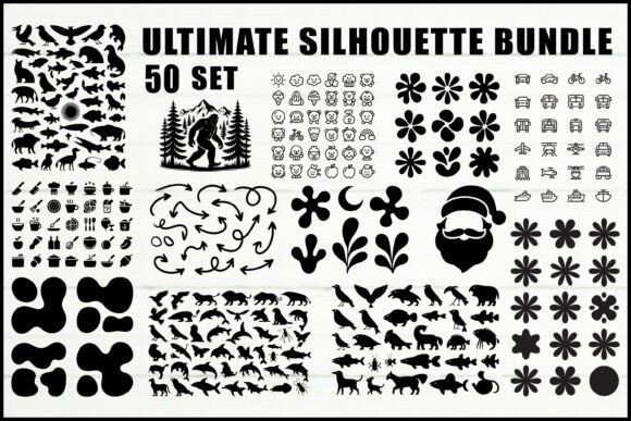 Download Ultimate Silhouette Vector Bundle - Silhouette Collection