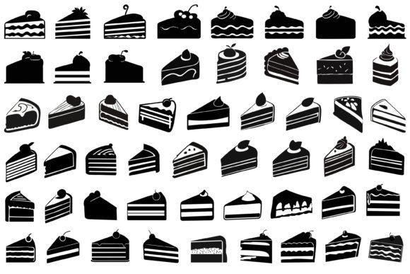Download Cake Silhouette - Silhouette Collection