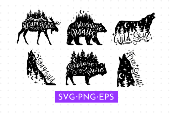 Download Animal Silhouette Svg Adventure Svg - Silhouette Collection
