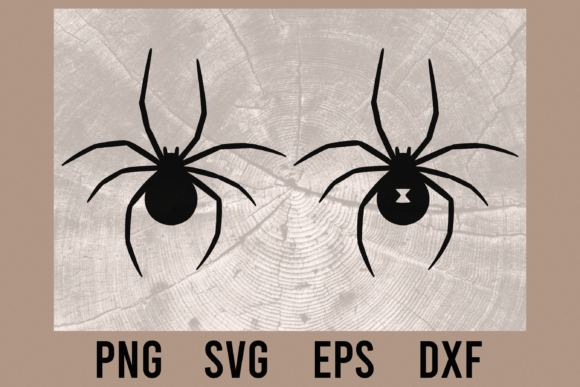 Download Spider Silhouette Cut Files | PNG, SVG - Silhouette Collection