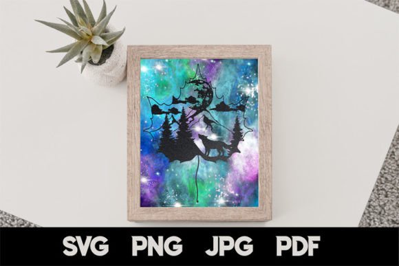 Download Fall Papercut Design | Wolf Silhouette - Silhouette Collection