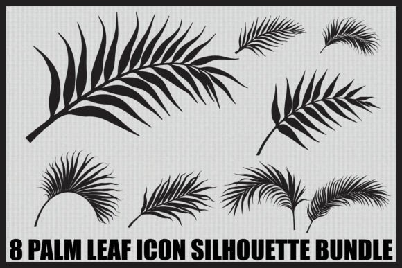 Download Palm Leaf Silhouette Bundle - Silhouette Collection