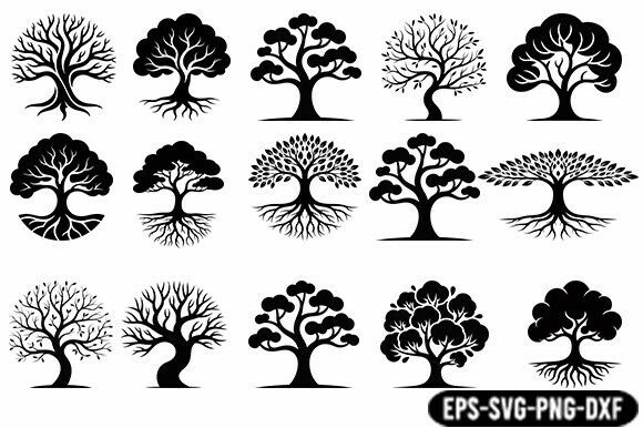 Download Tree of Life Svg,Tree Silhouette Svg - Silhouette Collection