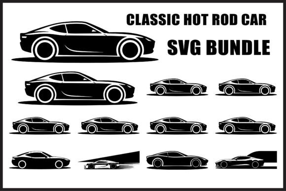 Download Speed Car Silhouette SVG Pack - Silhouette Collection