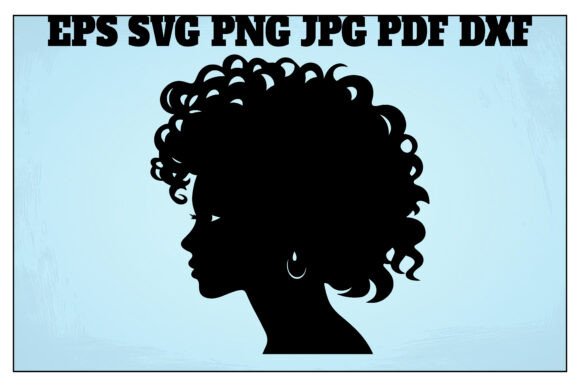 Download Black Girl Silhouette - Silhouette Collection