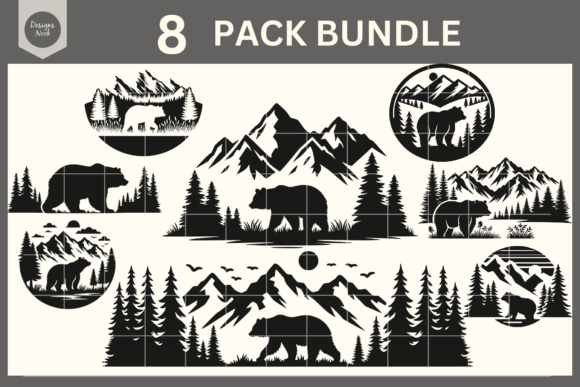 Download Bear Wildlife SVG Clipart Silhouette PNG - Silhouette Collection