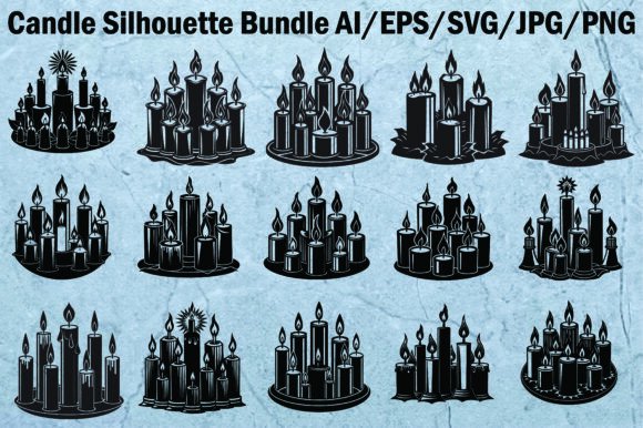 Download Silhouette Candles - Silhouette Collection