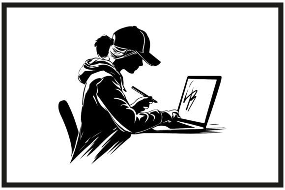Download Graphic Designer Silhouette Clipart - Silhouette Collection