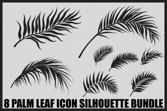 Download Palm Leaf Silhouette Bundle - Silhouette Collection