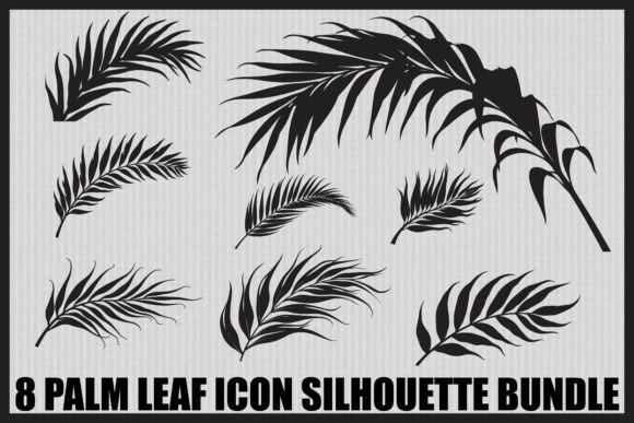 Download Palm Leaf Silhouette Bundle - Silhouette Collection