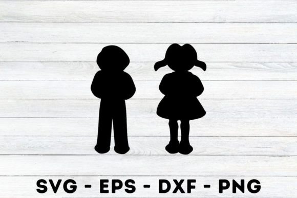 Download Kids Silhouette Svg - Silhouette Collection