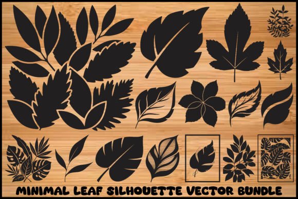 Download Botanical Silhouette Cut Files for Cricu - Silhouette Collection