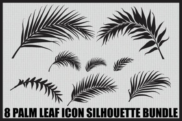 Download Palm Leaf Silhouette Bundle - Silhouette Collection