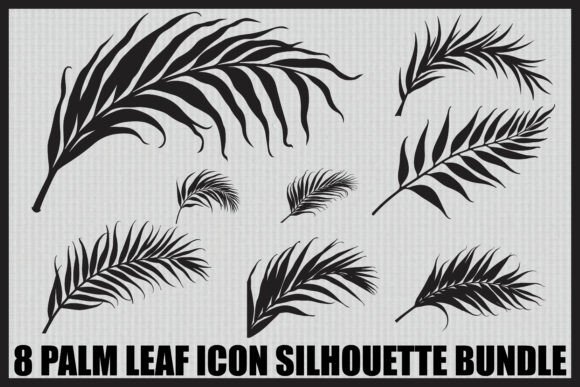 Download Palm Leaf Silhouette Bundle - Silhouette Collection