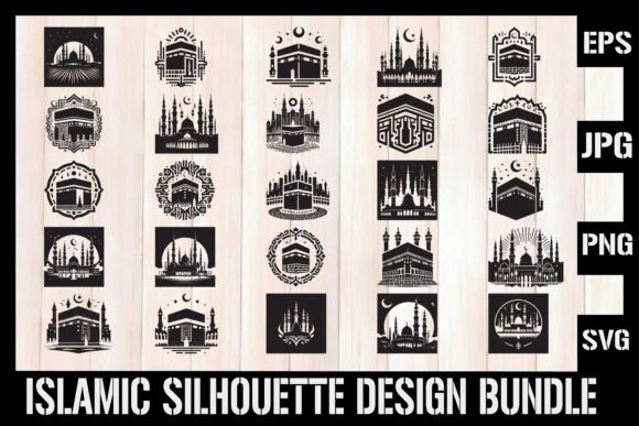 Download Islamic Silhouette Design Bundle - Silhouette Collection