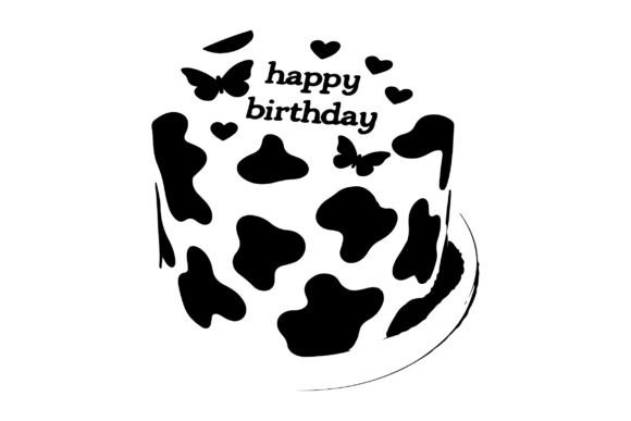 Download Birthday Cake SVG Silhouette - Silhouette Collection