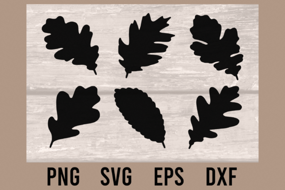 Download Oak Leaf Silhouette Cut Files | PNG, SVG - Silhouette Collection