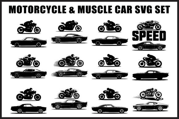 Download Speed Car Silhouette SVG Pack - Silhouette Collection