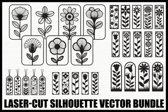 Download Laser Cut Silhouette Vector Bundle - Silhouette Collection